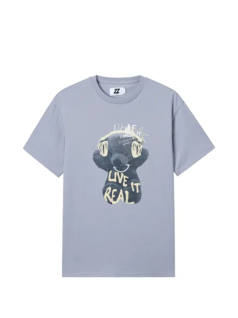 izzue graphic-print T-shirt Blue IZXTEW00902X