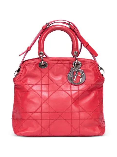 Christian Dior Pre-Owned Granville quilted handbag Pink 09MA1110