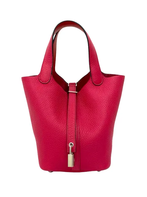 Hermès Pre-Owned 2021 Clemence Picotin Lock 18 handbag Pink 8I8XZG32NW9U68PC