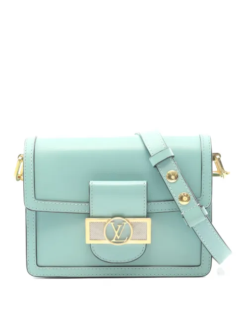 Louis Vuitton Pre-Owned 2019 mini Dauphine leather cross body bag Blue 1041161FO4109