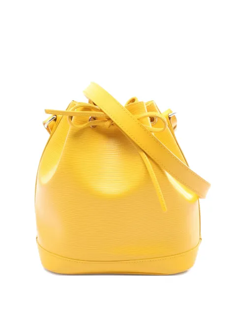 Louis Vuitton Pre-Owned 2013 BB Noe leather bucket bag Yellow 1041505TJ0163