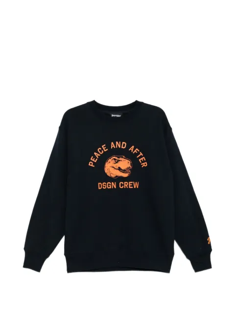 PEACE AND AFTER T-Rex sweatshirt Blue PA25AWSW05NVY
