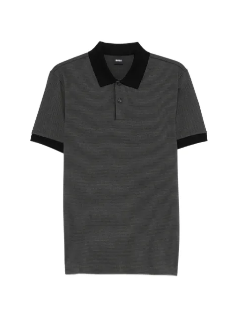 BOSS half-button polo shirt Grey 50555172