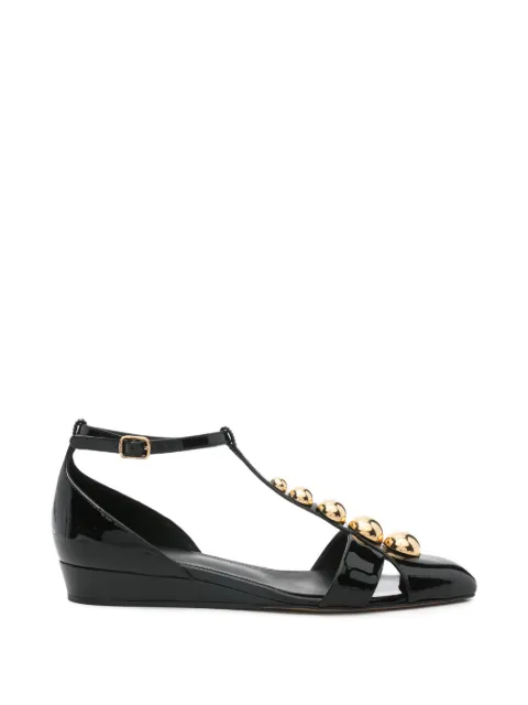 Chloé Cleia T-bar embellished pumps Black CH26S16OWC