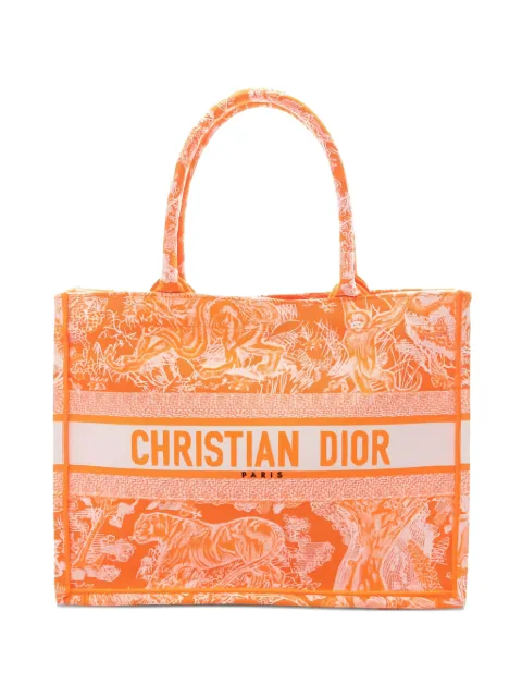 Christian Dior Pre-Owned 2010s medium Book tote bag Orange 1040788