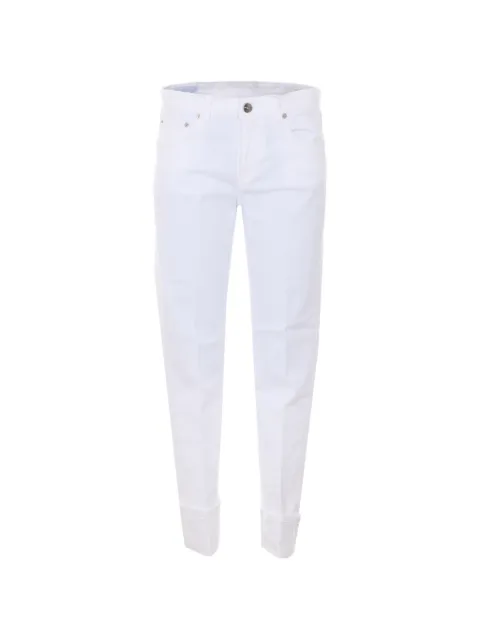 DONDUP cuffed coco jeans White DP801BSE037DKPT