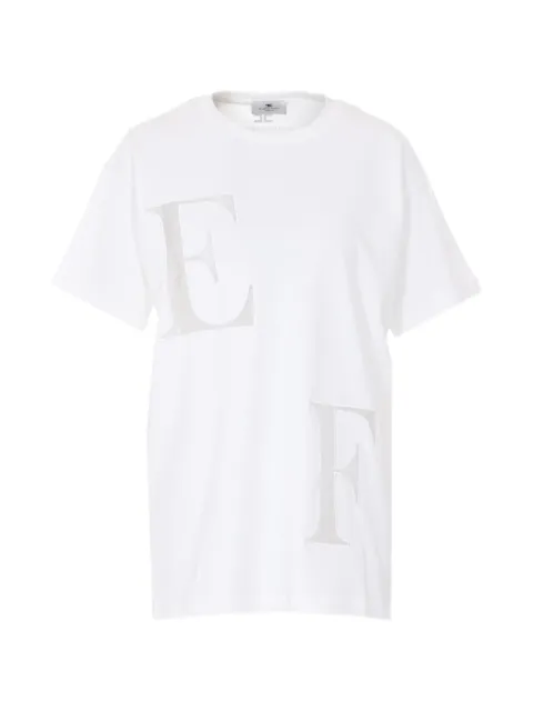 Elisabetta Franchi logo-print T-shirt White MA67P61E2