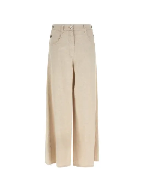 Brunello Cucinelli Maxi Sailor Monili-detail wide jeans Neutrals ML108P4061C001