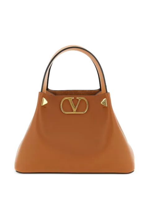 Valentino Garavani VLogo Signature leather handbag Neutrals WB0T02LSX