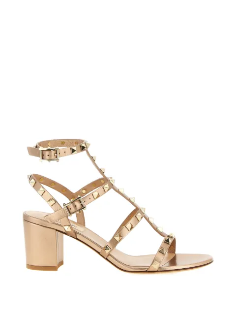 Valentino Garavani Rockstud leather sandals Pink WS0491EIF