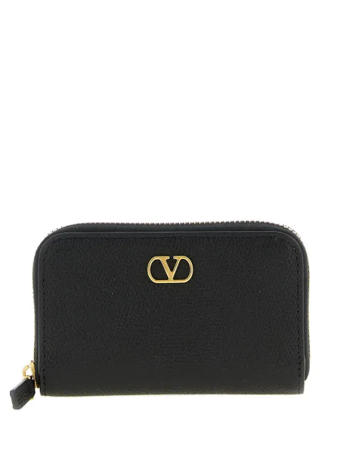 Valentino Garavani Garnet zip-round leather card holder Black WP0AY3SNP