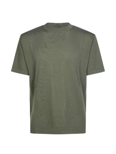 Filippo De Laurentiis fine-knit T-shirt Green TS0MCOVCR14R