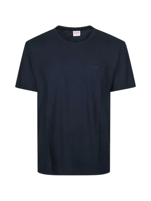 Sun68 logo-embroidered T-shirt Blue T36115