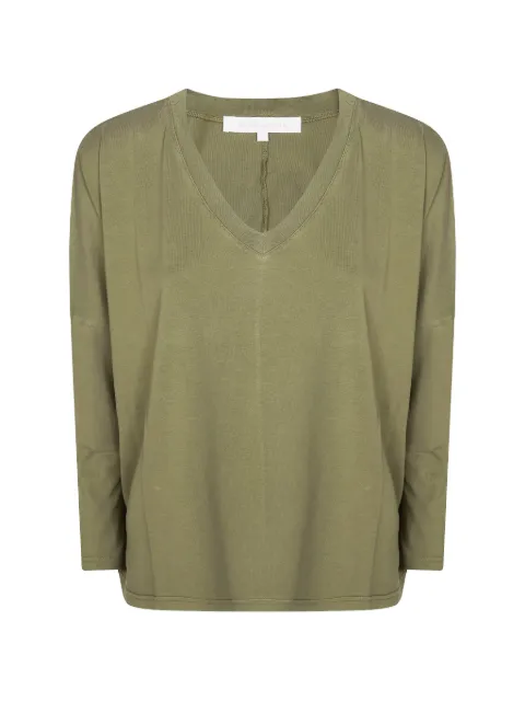 absolut cashmere V-neck sweater Green AF8A000LYP000