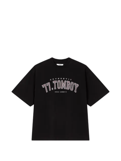 TOMBOY crew-neck T-shirt Black 9156222213