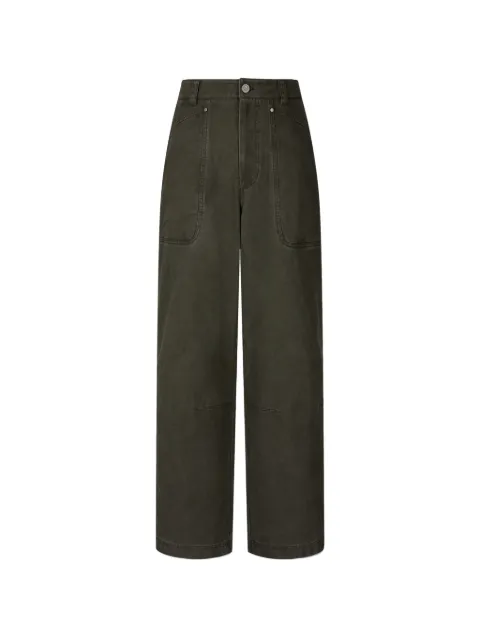 TOMBOY belt-loops trousers Green 9156131112