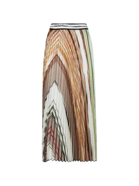 Missoni pleated midi skirt White DS26SH10BK01GP