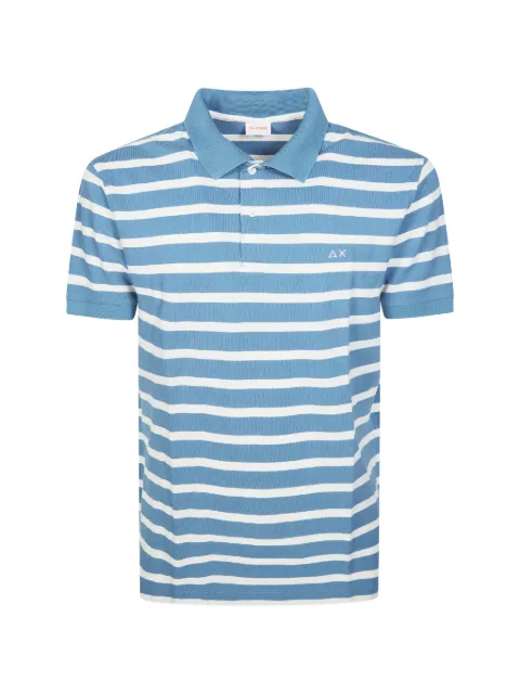 Sun68 striped polo shirt Blue A36128