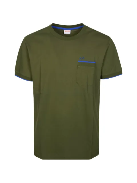 Sun68 chest-pocket T-shirt Green T36119