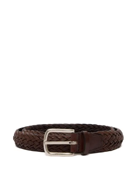 Orciani braided leather belt Brown U08382MAS