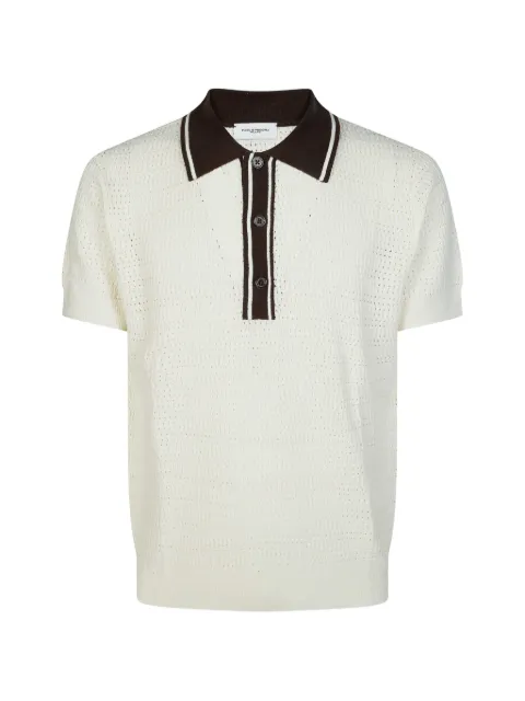 Paolo Pecora knitted polo shirt Neutrals A020F6001102