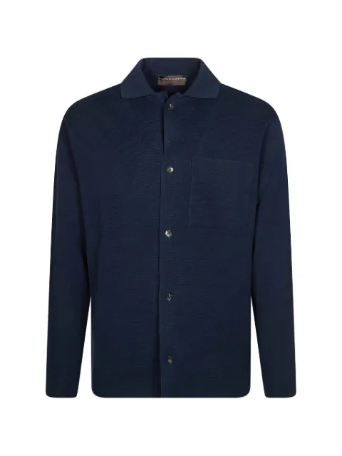 Filippo De Laurentiis pocket shirt jacket Blue CA0MLTOVCR12M
