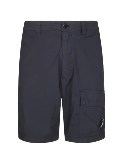 C.P. Company 50 Fili stretch loose lens cargo shorts Blue 20CMBE256A006439G888