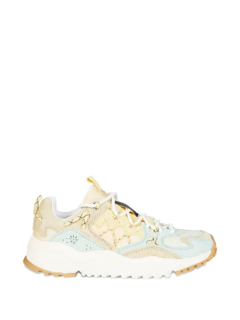 FLOWER MOUNTAIN Yamabushi panelled sneakers Neutrals 001201951005