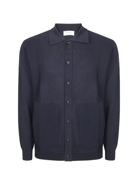 Paolo Pecora front-pocket shirt jacket Blue A026F300