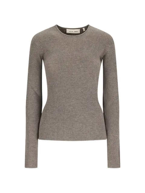 FEAR OF GOD ESSENTIALS waffle-knit long-sleeve sweater Neutrals 192H0257242FW
