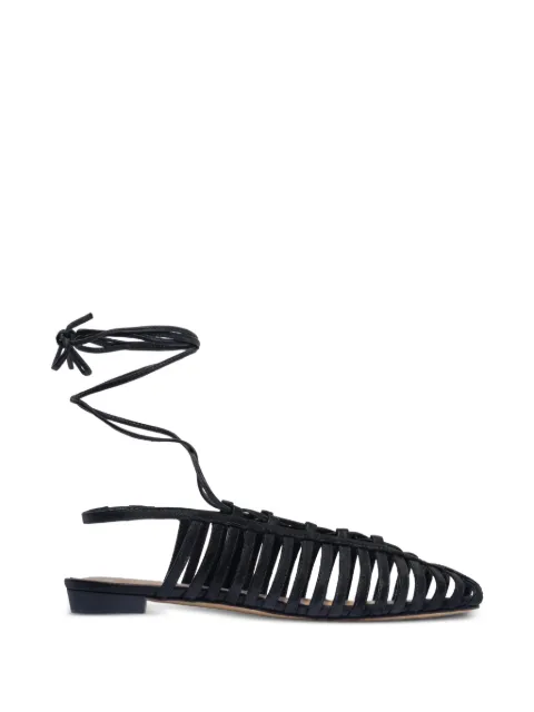 Bernardo Geneva strappy tie sandals Black GENEVA