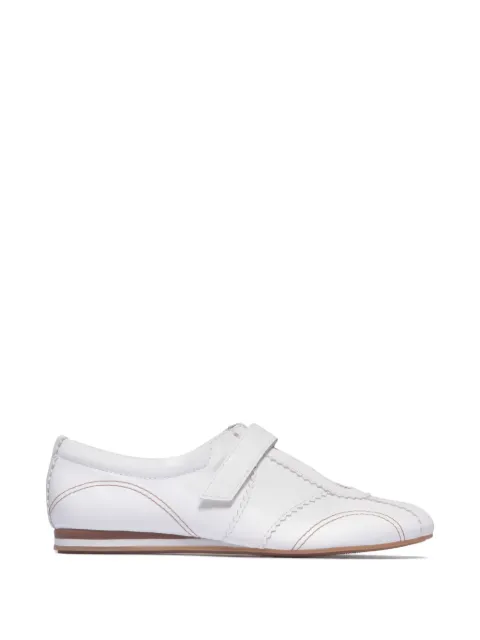 Bernardo Bozano topstitched strap sneakers White BOZANO