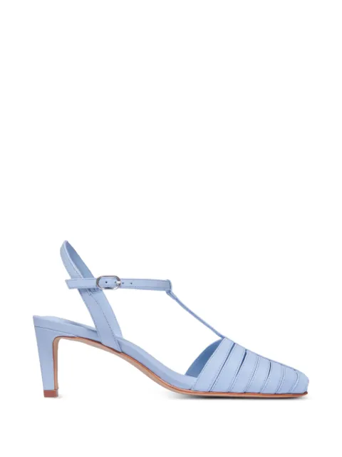 Bernardo Peoria T-strap pumps Blue PEORIA