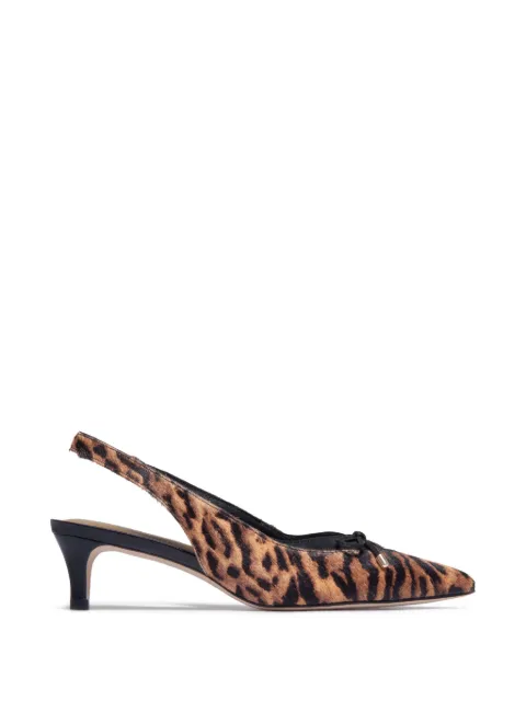 Bernardo Misha bow pumps Brown MISHAHAIRCALF