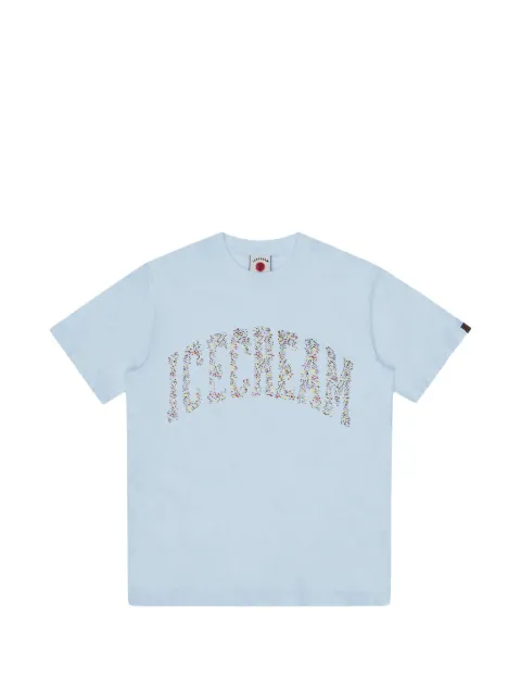 ICECREAM logo-detail T-shirt Blue IC26144BLUE