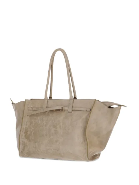 Benedetta Bruzziches Mame tote bag Neutrals MAMEWEEKENDLAMBSKINTOASTEDCOCONUT