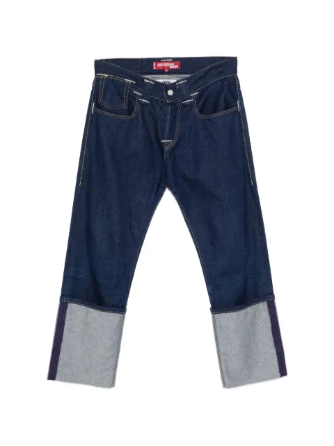 Junya Watanabe MAN cuffed jeans Blue HOLAJUN116