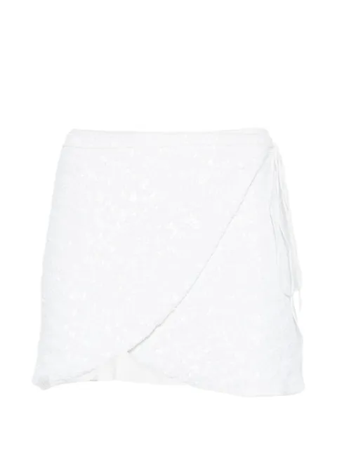 Oséree sequin-embellished pareo White APS904