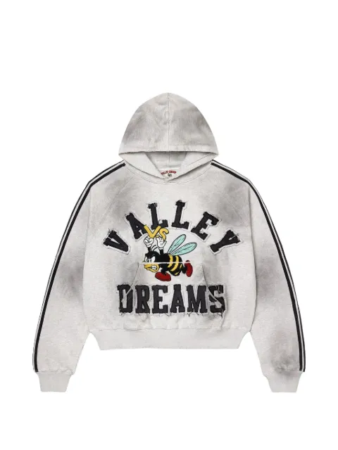 Vale Anthem stripe hoodie Grey SG9K2M5T