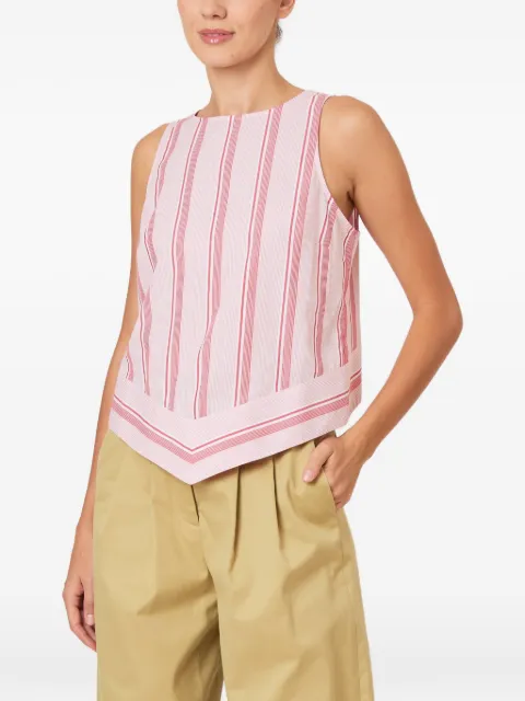 Rosie Assoulin striped chevron top Pink C261T07WC267626
