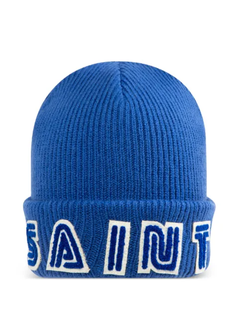 SAINT MXXXXXX ribbed-knit beanie hat Blue SMHR10000C66