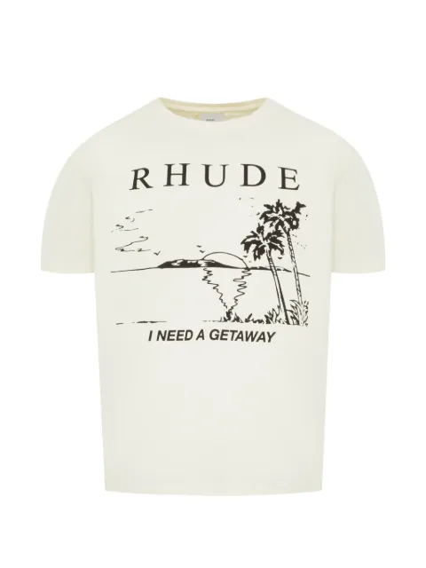 RHUDE I Need A Getaway T-shirt White RHPS26TT09012
