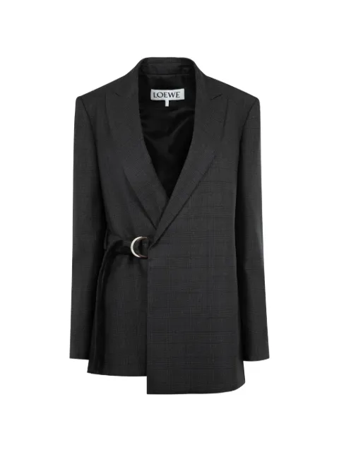 LOEWE check-pattern blazer Grey S359Y03XAB