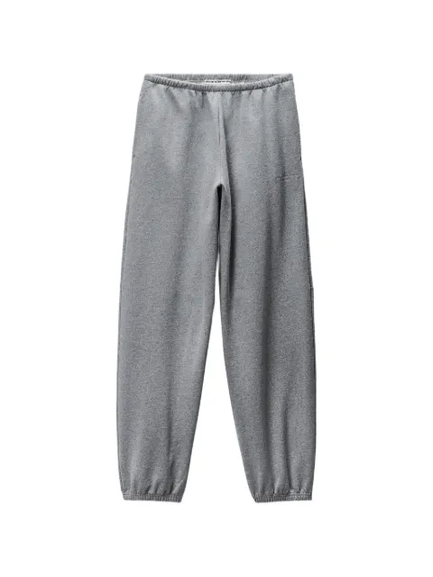 Alexander Wang mid-rise sweatpants in cotton terry relaxed Grey 4CC1264000