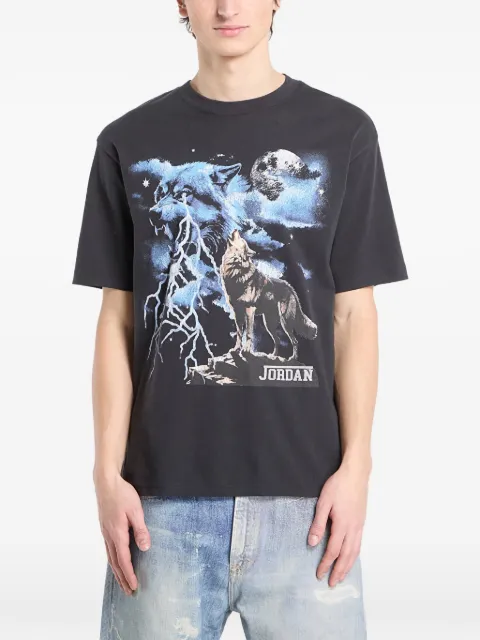 Jordan graphic-print T-shirt Black IQ0547