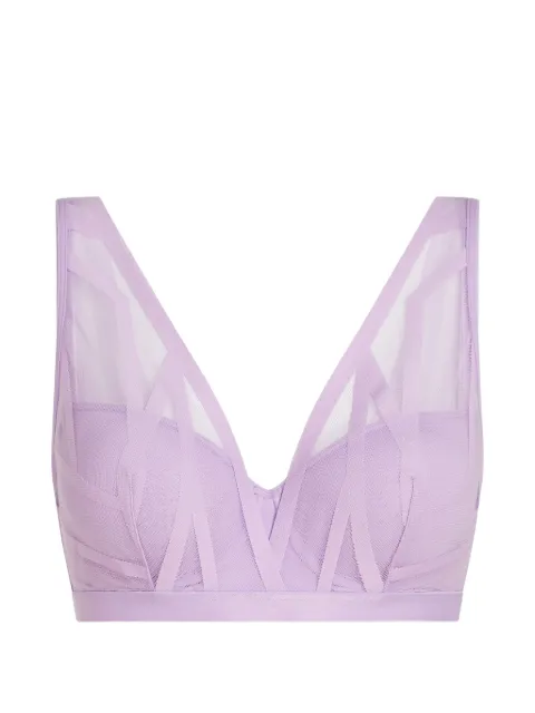 Marlies Dekkers padded plunge balcony bra Purple 37570
