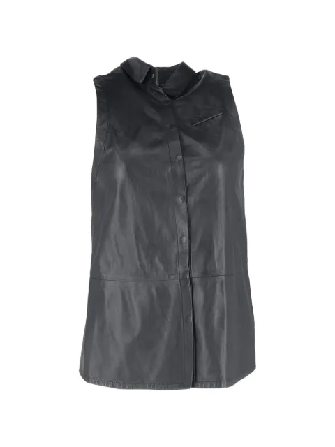 Cue Dion Lee buttoned top Black TONPUGBCL456784W