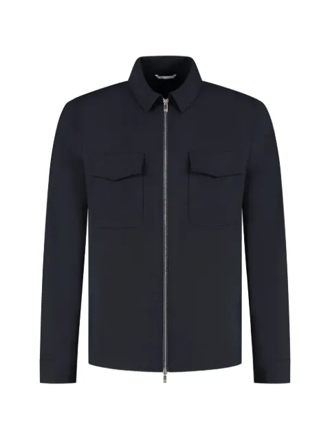 Marco Pescarolo pocket zip knitwear Blue URUS532