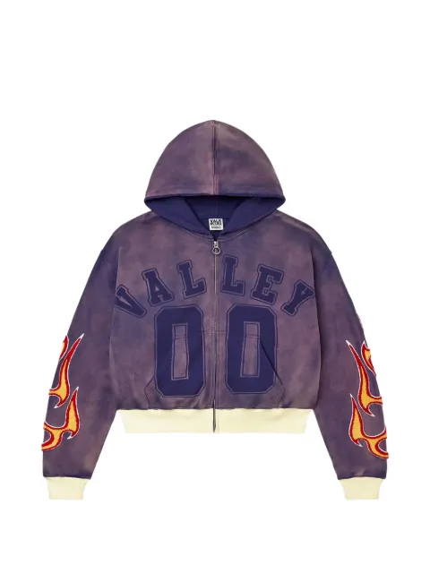 Vale zipped hoodie Purple VVD3DO1I