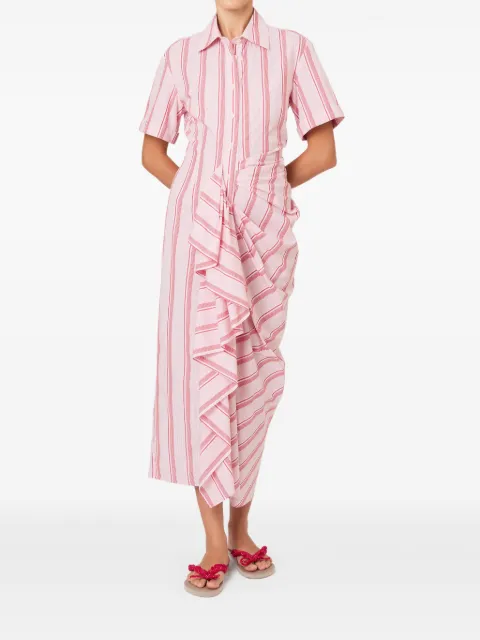 Rosie Assoulin ruffled shirt dress Pink C261D07WC267626
